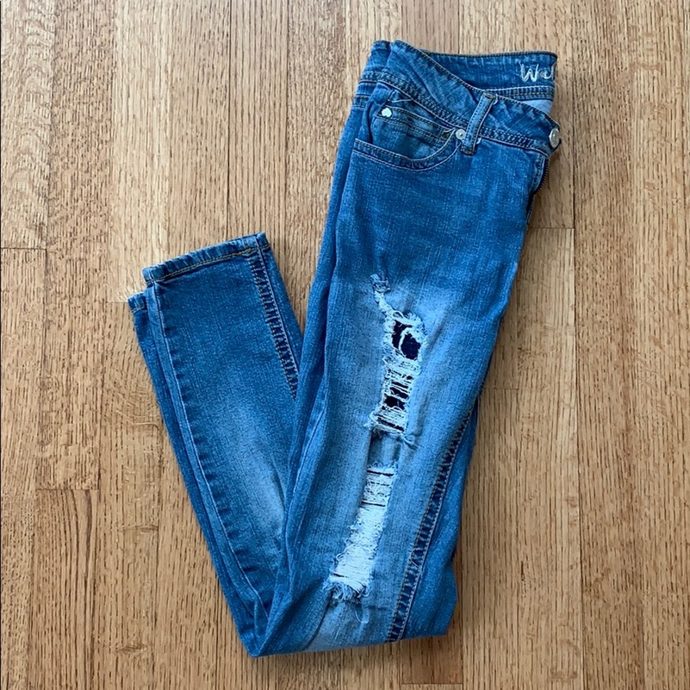 Wallflower Skinny Ripped Jeans